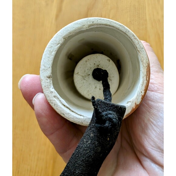 Vintage Hand Painted Ceramic Bell With Cactus And Road Runner - Picture 3 of 7